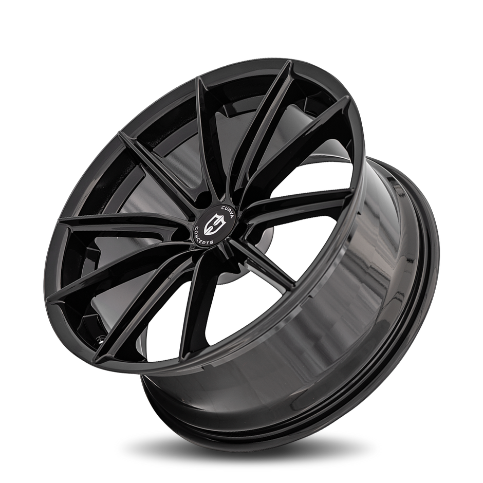 Curva C46 20x10.5 Gloss Black wheel