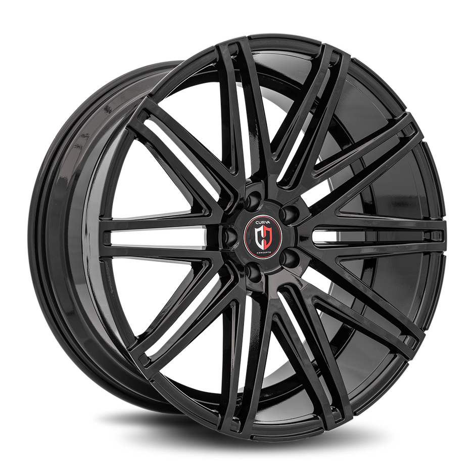 Curva C48 22x9 Gloss Black wheel