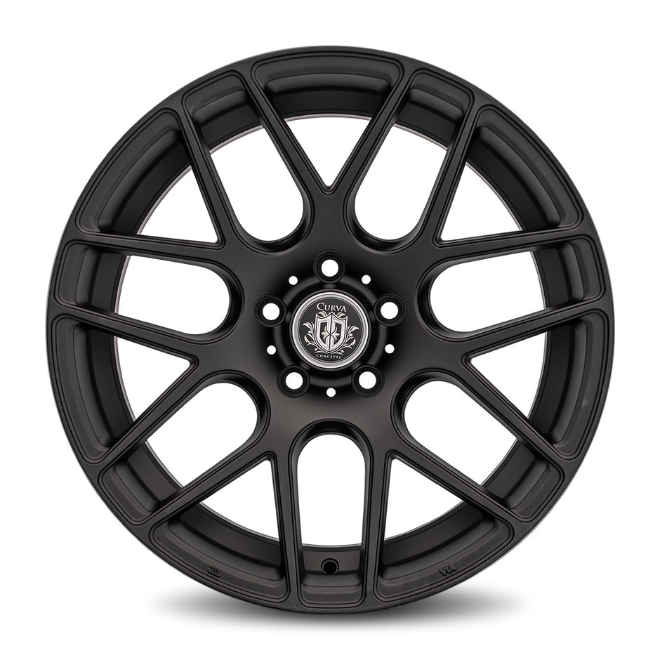 Curva C7 18x8 Matte Black wheel