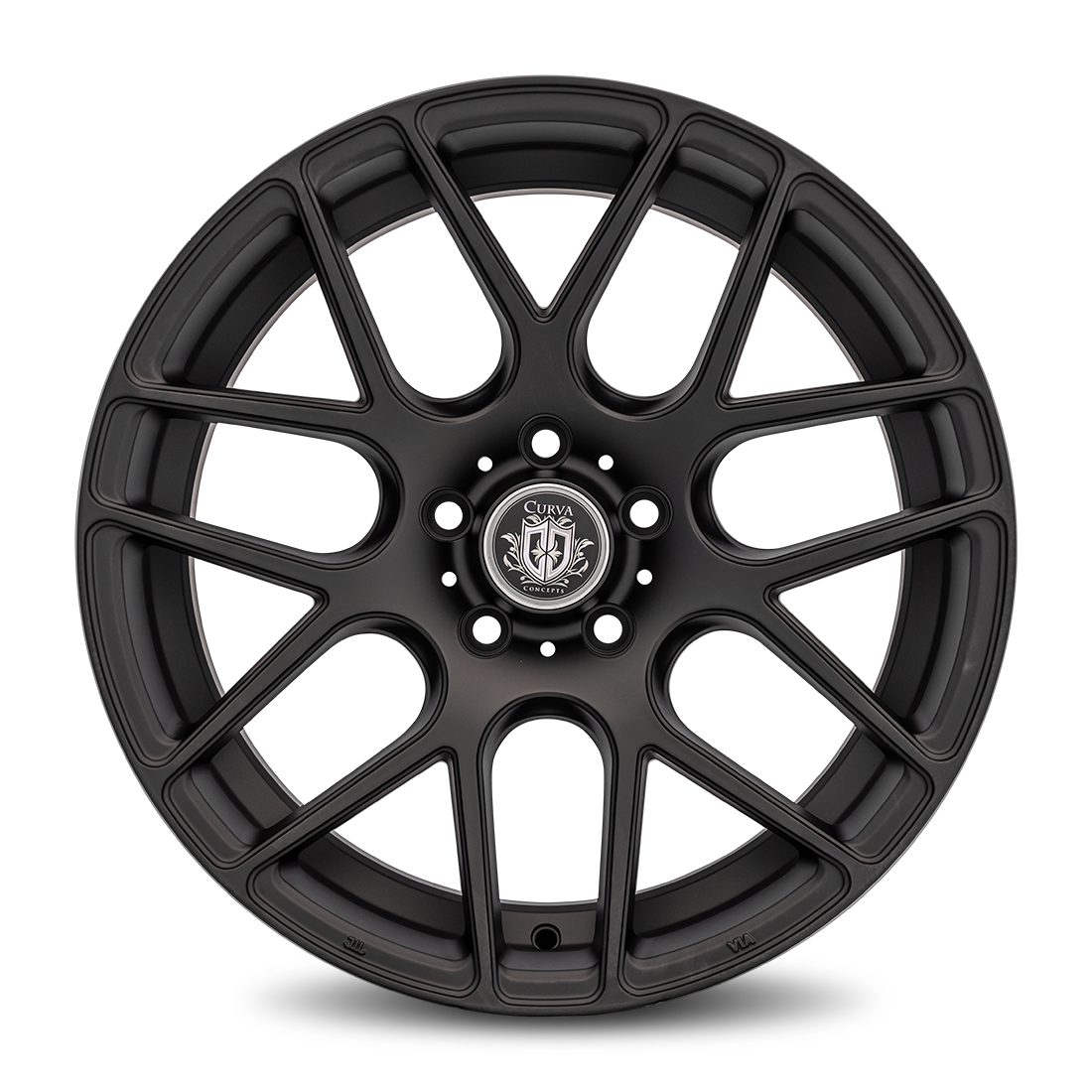 Curva C7 18x9 Matte Black wheel