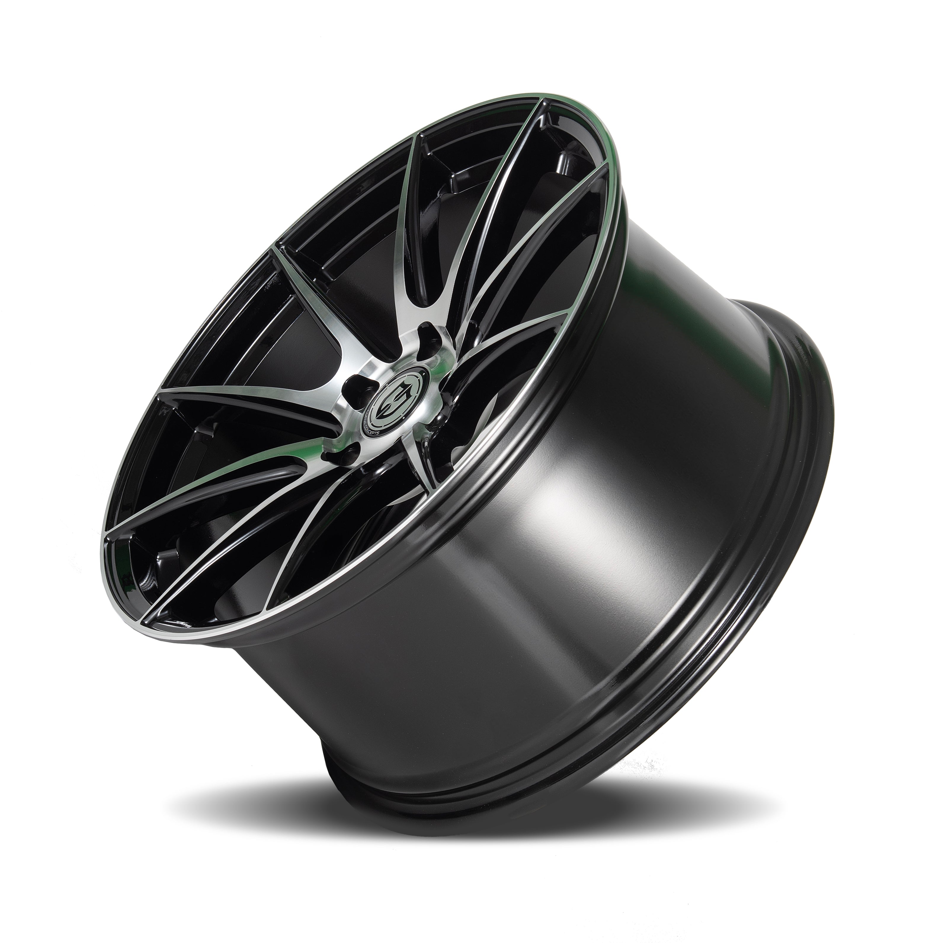 Curva CFF72 19x10 Black Machined Face wheel