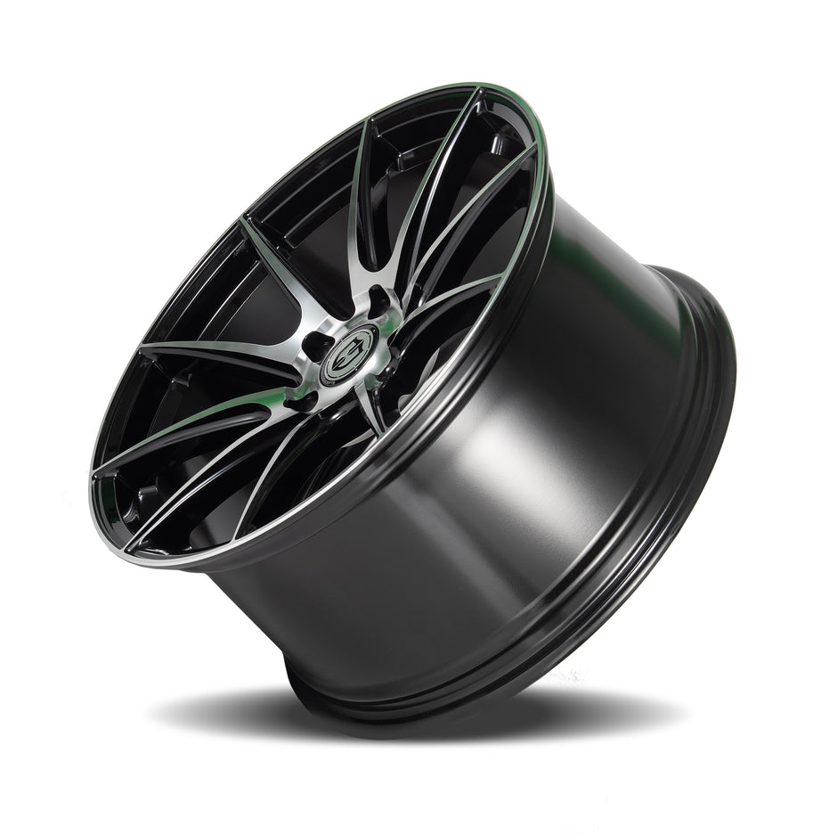 Curva CFF72 19x10 Black Machined Face wheel