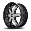 Diablo Wheels Fury 28x10 Gloss Black wheel
