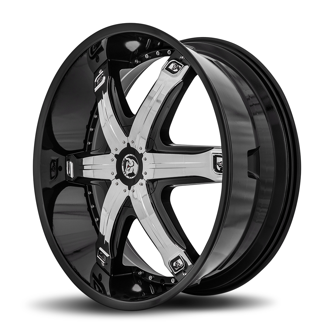 Diablo Wheels Fury 26x10 Gloss Black wheel