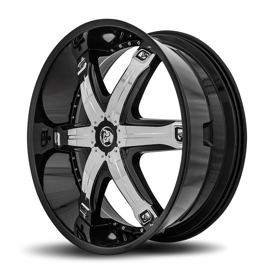 Diablo Wheels Fury 26x10 Gloss Black wheel