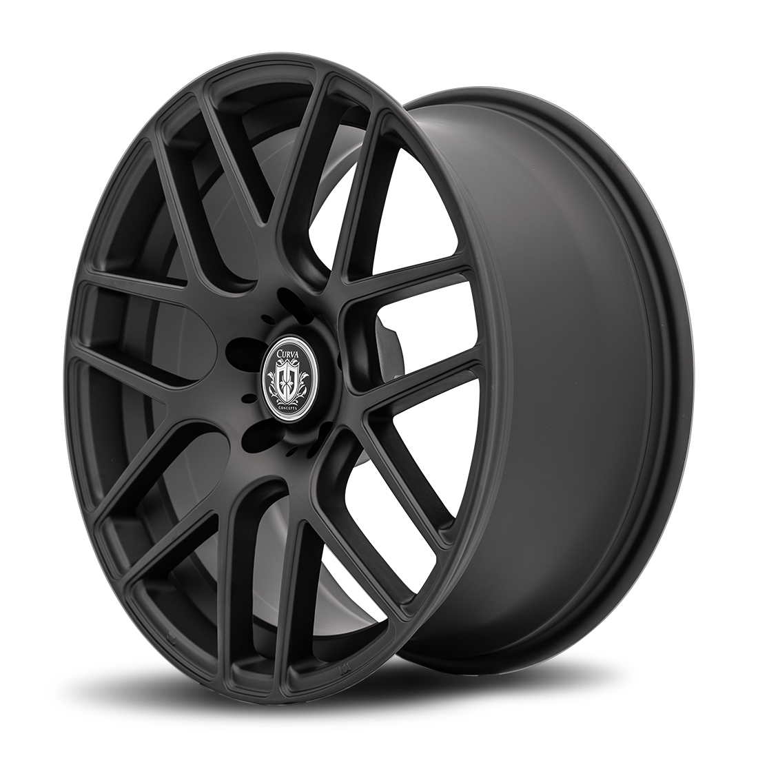 Curva C7 19x8.5 Matte Black wheel