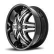 Diablo Wheels Elite 22x9.5 Gloss Black wheel