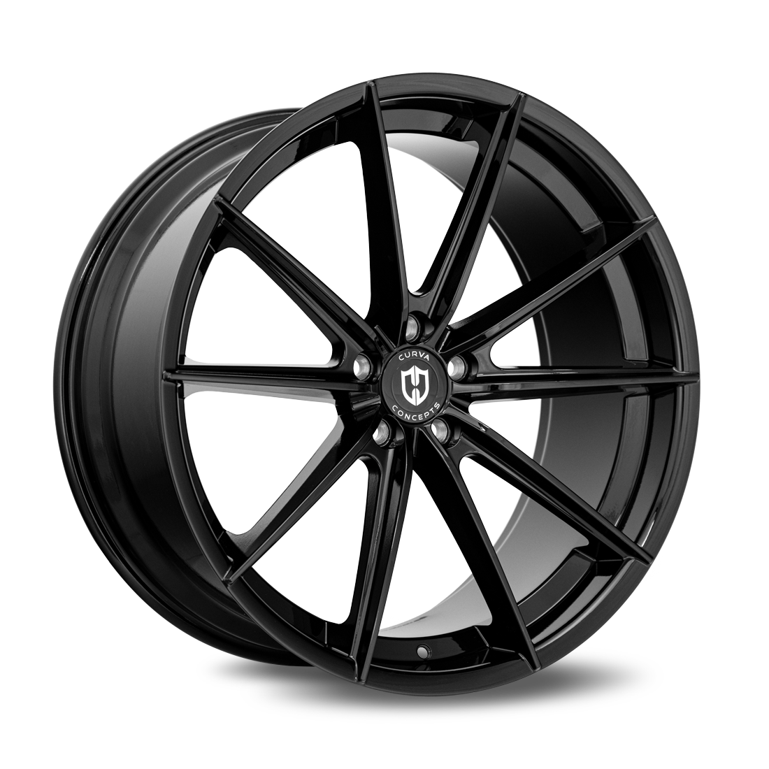 Curva CFF46 22x10.5 Gloss Black wheel