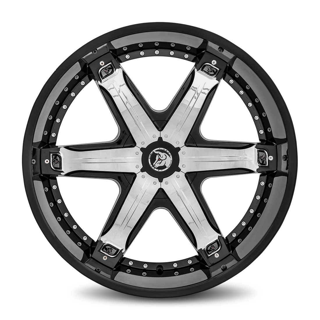 Diablo Wheels Fur 24x10 Gloss Black wheel