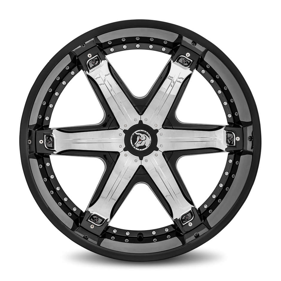 Diablo Wheels Fury 24x10 Gloss Black wheel