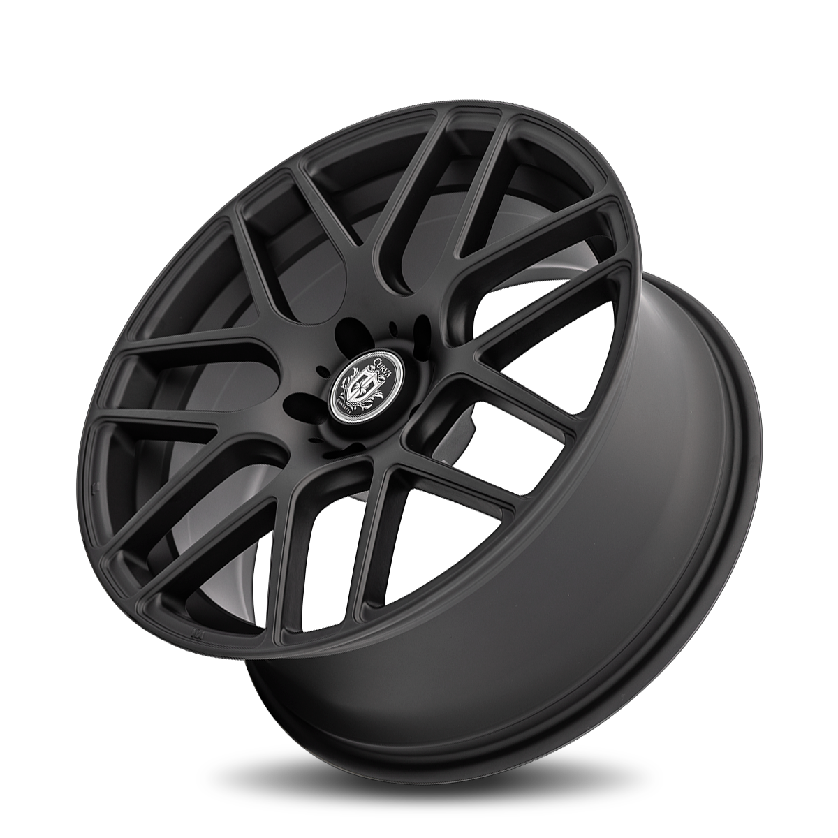 Curva C7 19x8.5 Matte Black wheel