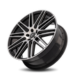 Curva C50 22x10.5 Gloss Black Machine Face wheel