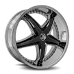 Diablo Wheels Reflection X 22x9.5 Chrome wheel