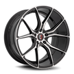 Curva C42 20x10 Black Machine Face wheel
