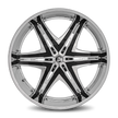 Diablo Wheels Elite 28x10 Chrome wheel