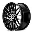 Dynamic Racing Wheels D21 17x7.5 Gloss Black Machined Face wheel