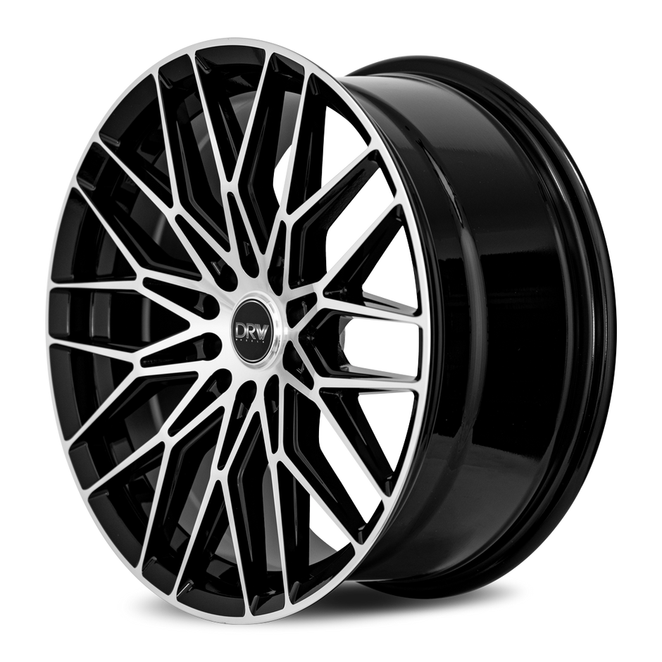 Dynamic Racing Wheels D21 17x7.5 Gloss Black Machined Face wheel