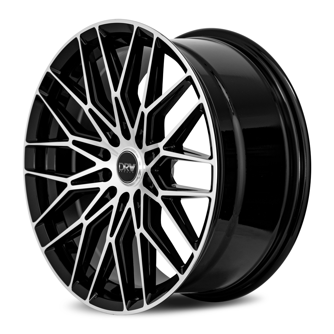 Dynamic Racing Wheels D21 17x7.5 Gloss Black Machined Face wheel