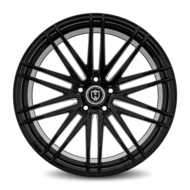Curva CFF50 20x9 Gloss Black wheel