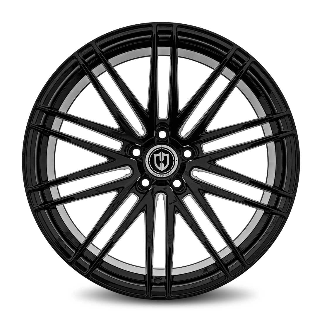 Curva CFF50 20x8.5 Gloss Black wheel