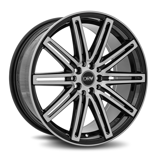 Dynamic Racing Wheels D13 18x8 Gloss Black Machined Face wheel