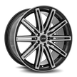 Dynamic Racing Wheels D13 18x8 Black Machined Face wheel