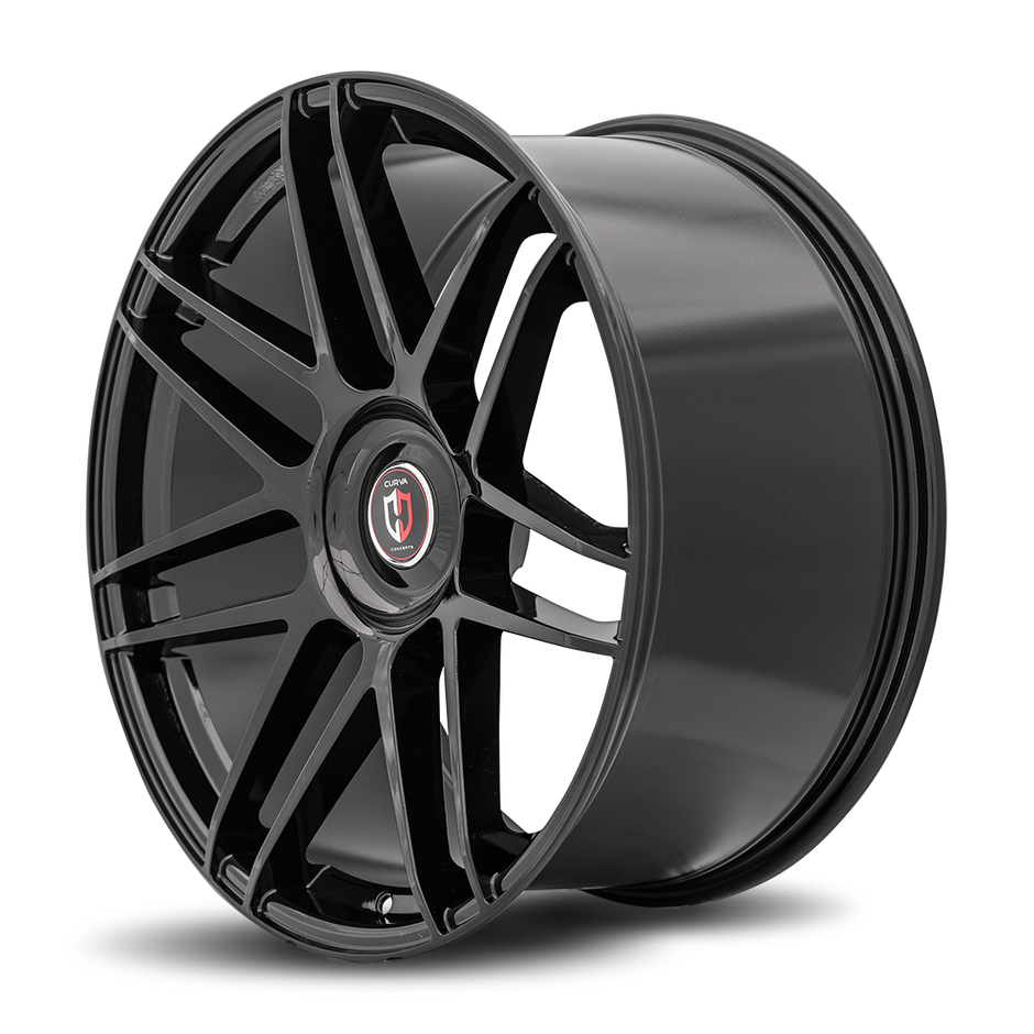 Curva C300 22x10.5 Gloss Black wheel