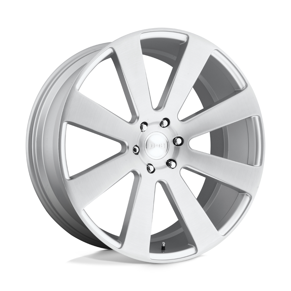 DUB Wheels S213 8-BALL 24x10 Gloss Silver Brushed 20mm ET 78.1mm CB 6x139.7