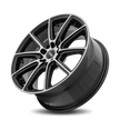Dynamic Racing Wheels D16 18x8 Gloss Black Machined Face wheel