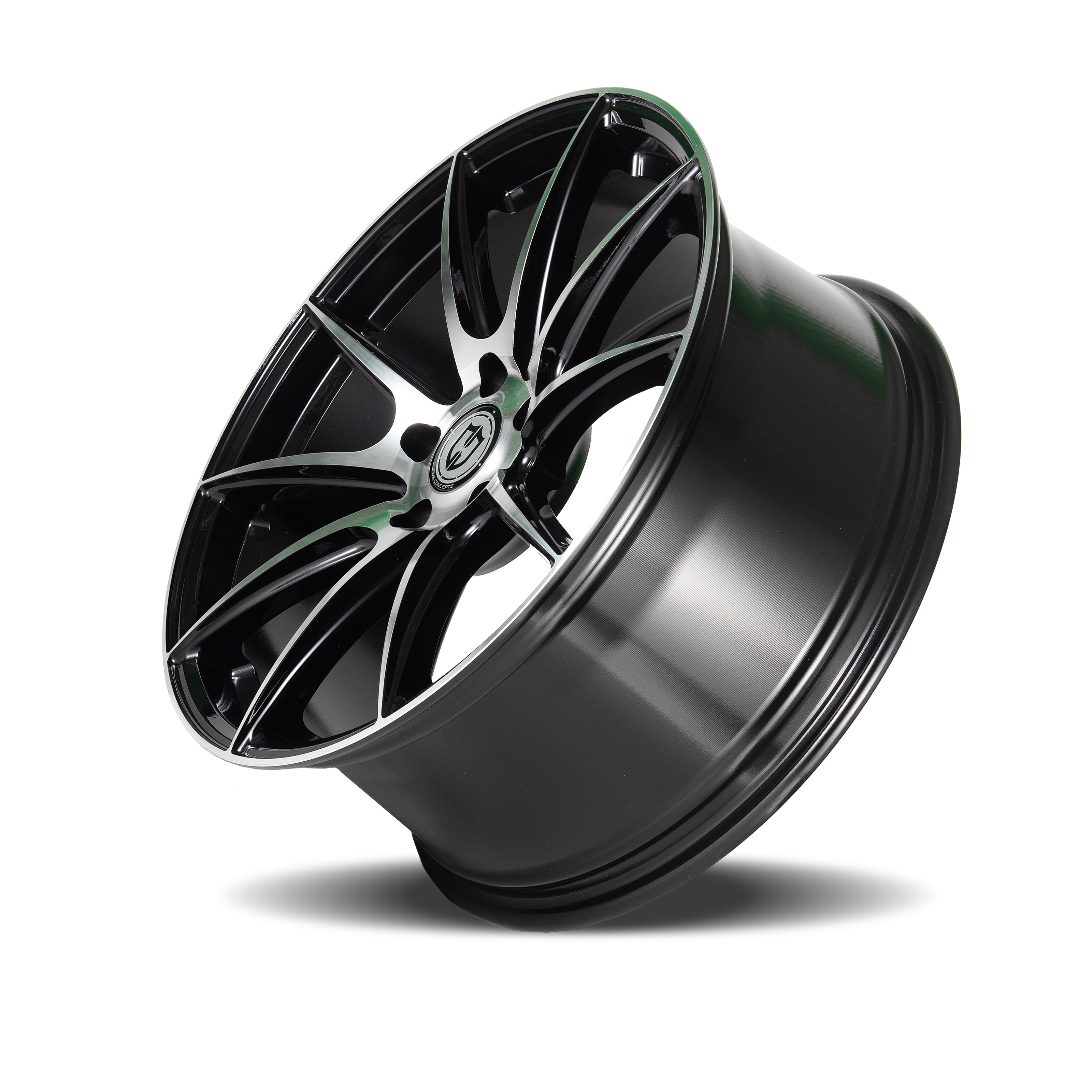 Curva CFF72 19x8.5 Black Machined Face wheel