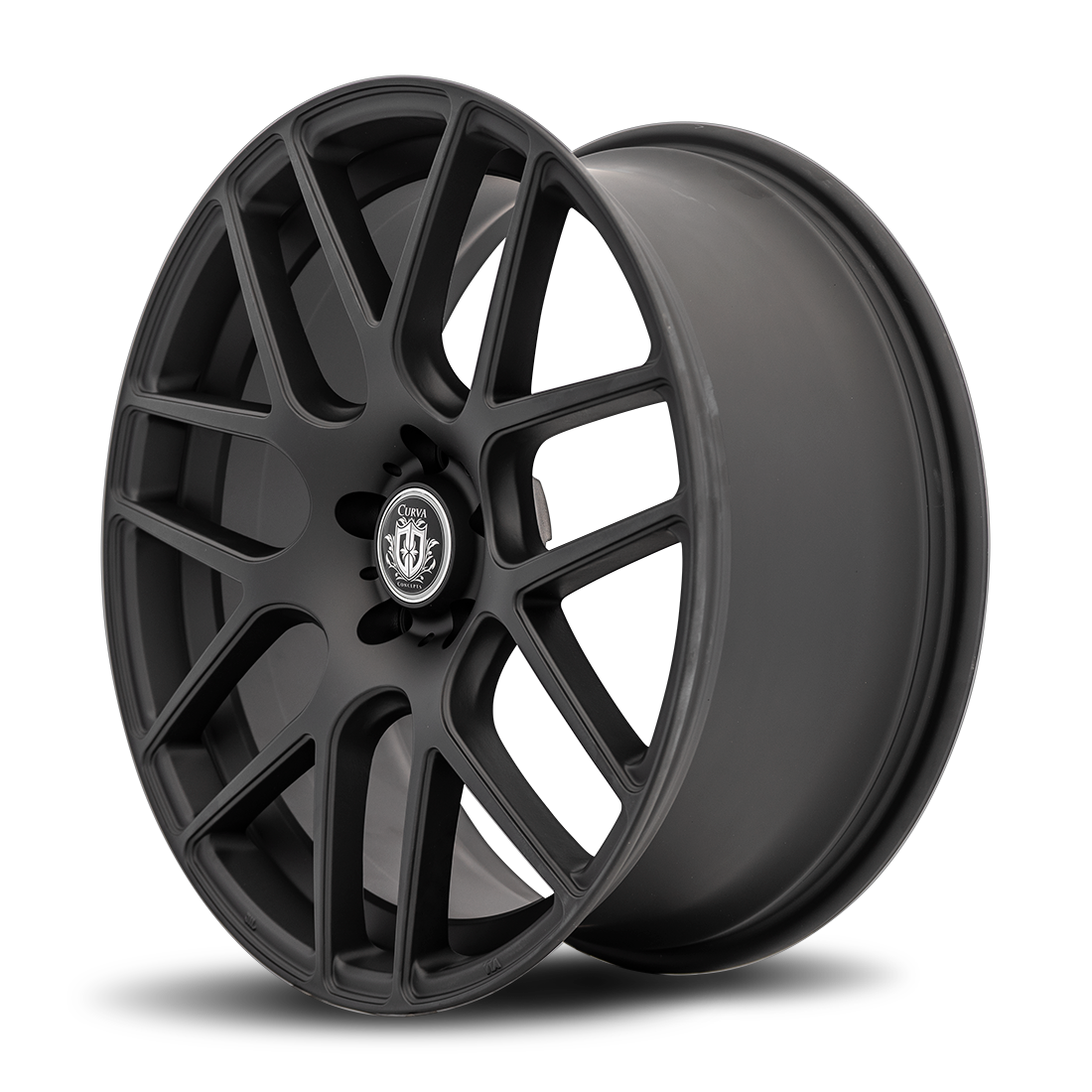 Curva C7 20x8.5 Matte Black wheel