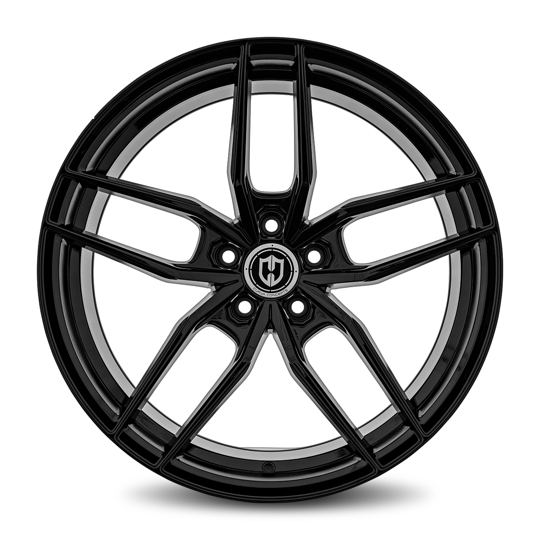 Curva CFF25 20x9 Gloss Black wheel