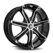 Diablo Wheels Dna 24x10 Gloss Black wheel
