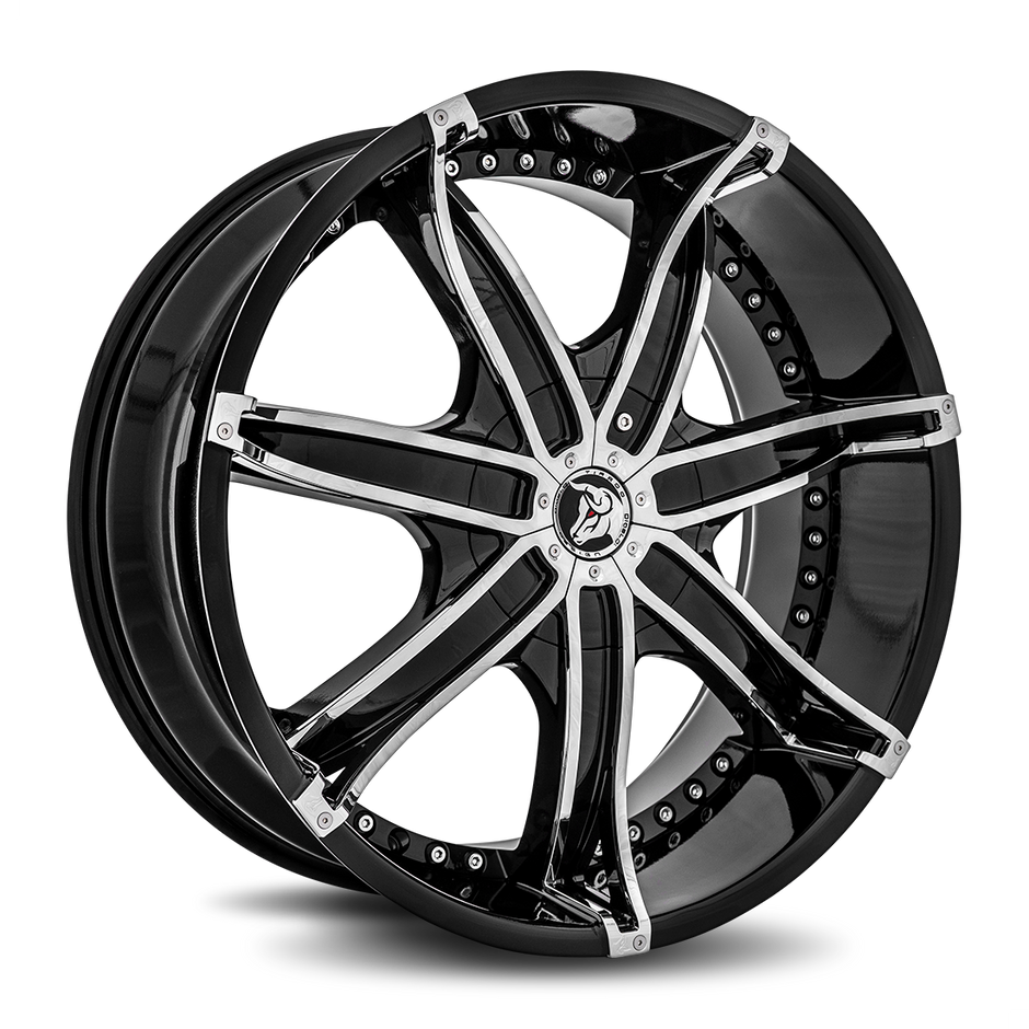 Diablo Wheels Dna 22x9.5 Gloss Black wheel