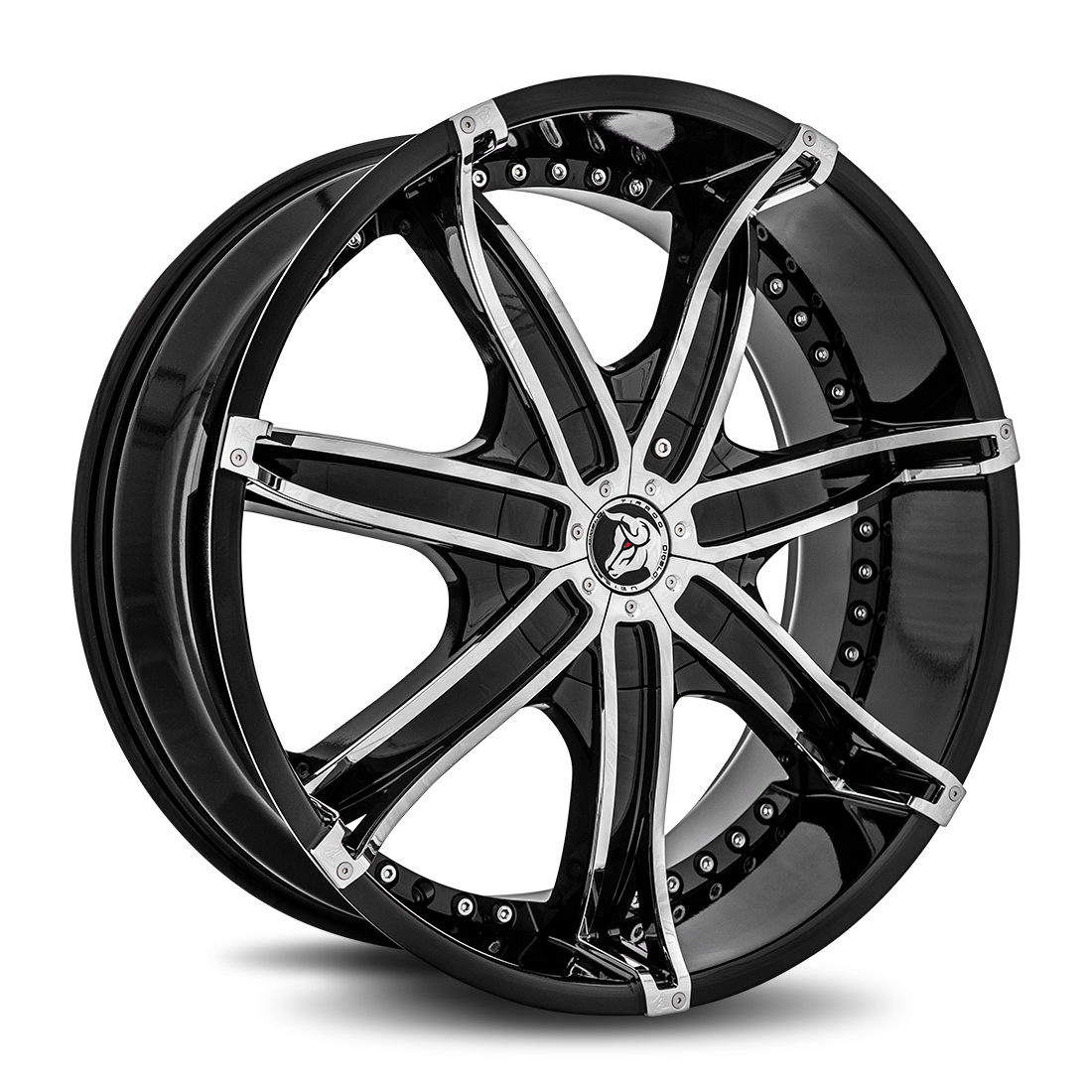 Diablo Wheels Dna 22x9.5 Gloss Black wheel