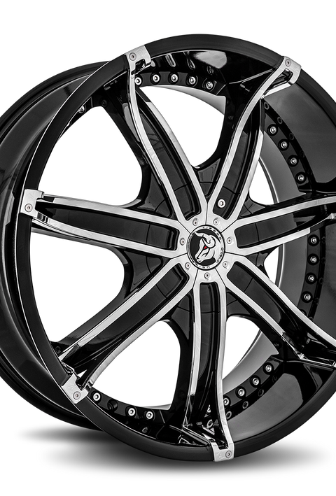 Diablo Wheels Dna 22x9.5 Gloss Black wheel