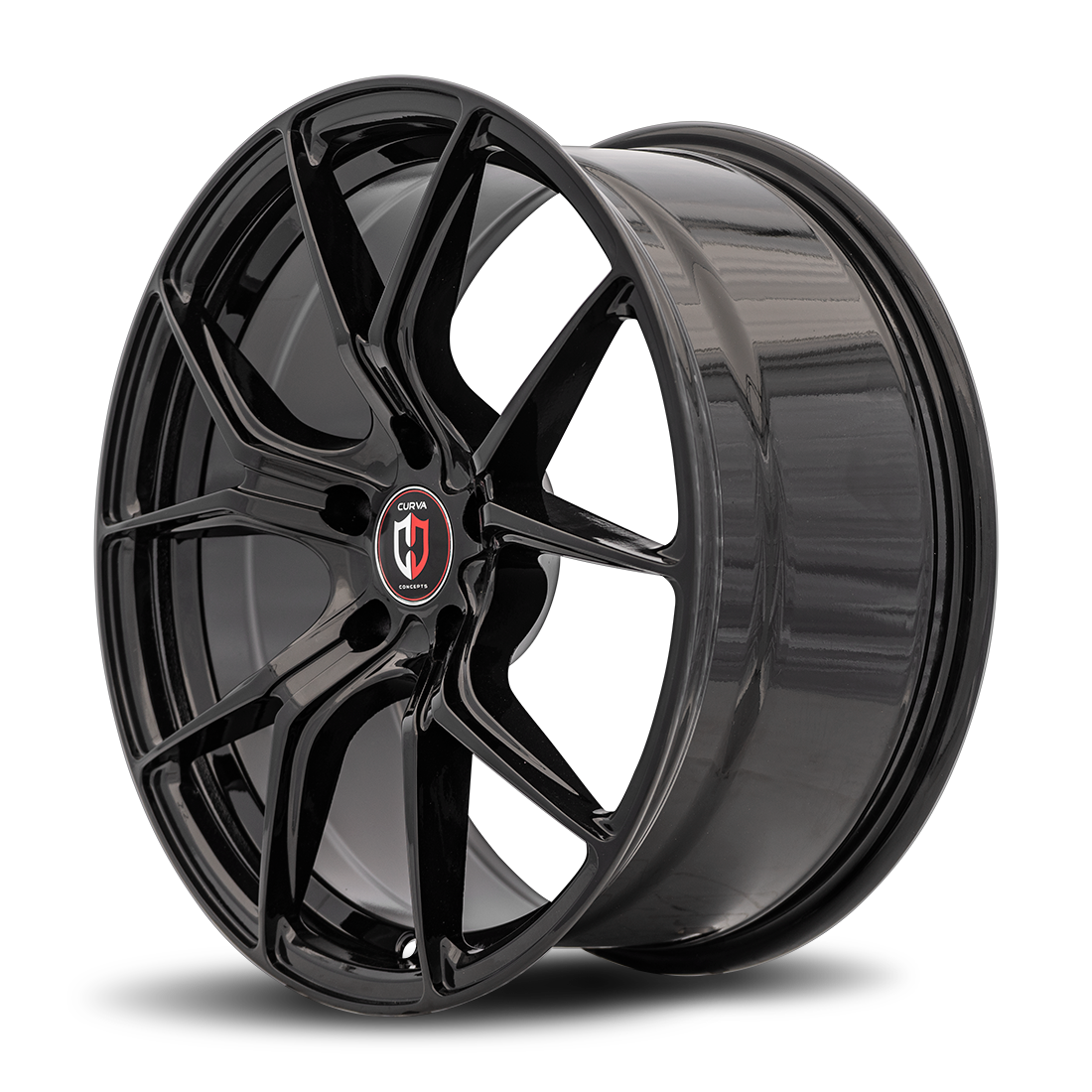 Curva C42 19x8.5 Gloss Black wheel