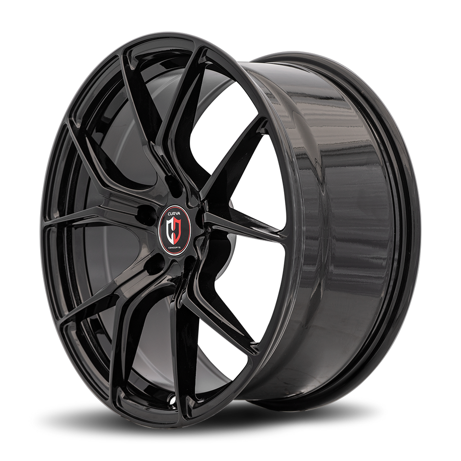 Curva C42 19x8.5 Gloss Black wheel