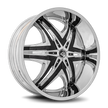 Diablo Wheels Elite 26x10 Chrome wheel