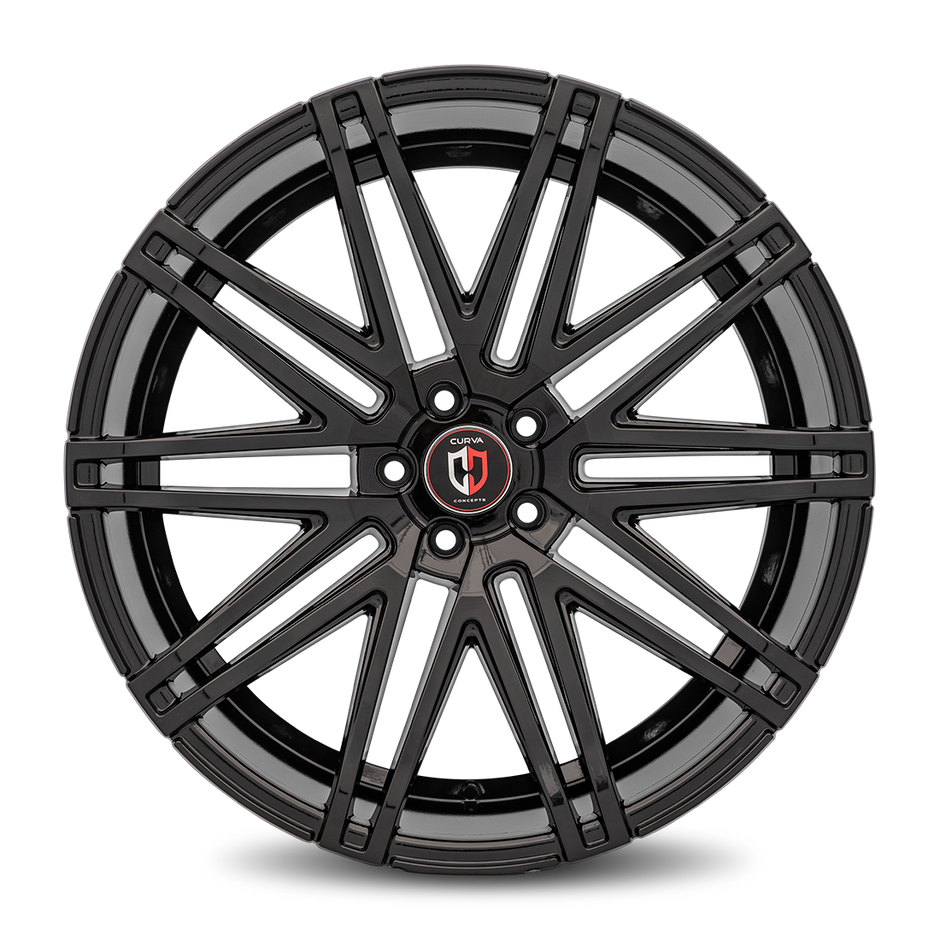 Curva C48 22x9.5 Gloss Black wheel