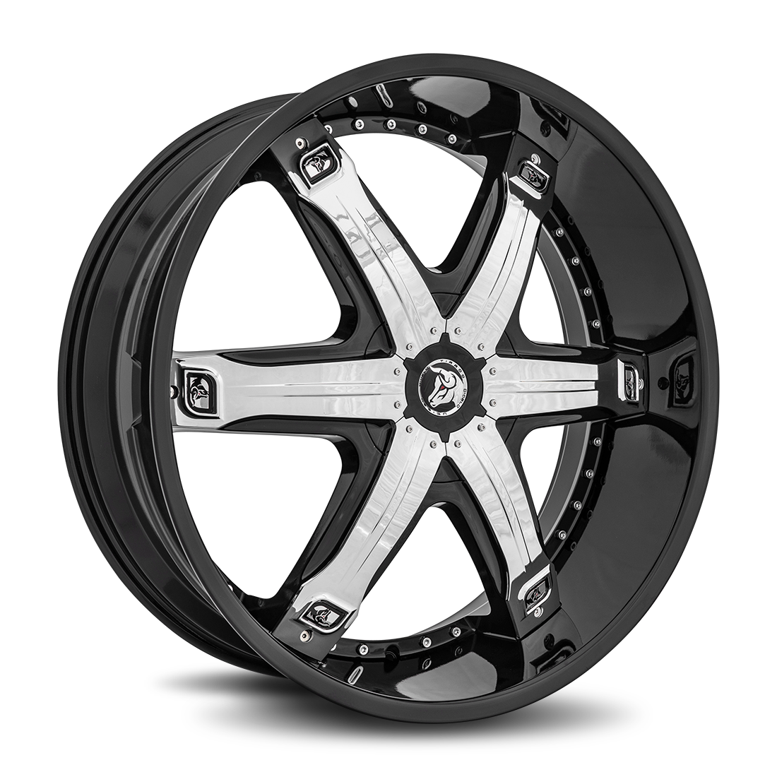 Diablo Wheels Fur 28x10 Gloss Black wheel