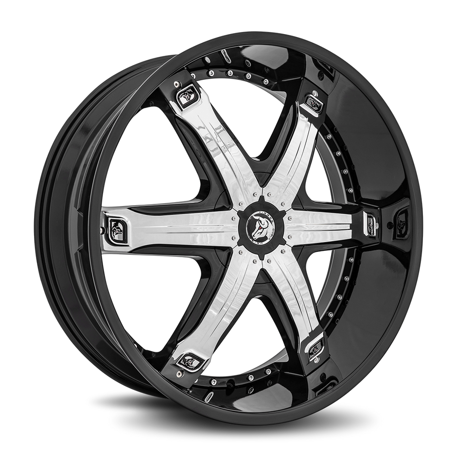 Diablo Wheels Fury 26x10 Gloss Black wheel