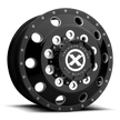 ATX AO400 Baja 22.5x8.25 Gloss Black Milled wheel