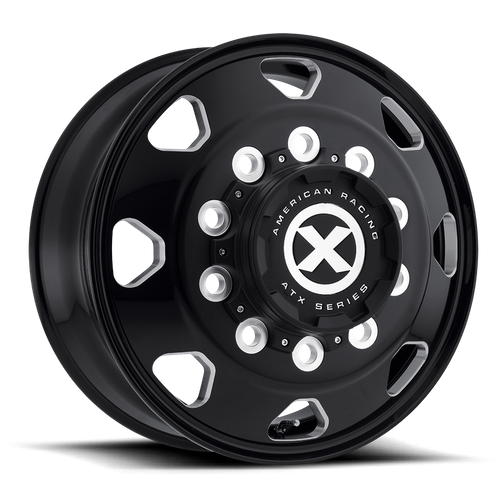ATX AO401 Octane 22.5x8.25 Satin Black Milled wheel