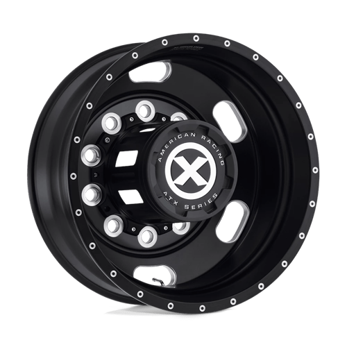 ATX AO402 Indy 22.5x8.25 Satin Black Milled wheel
