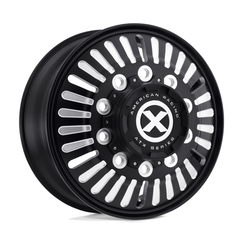 ATX AO403 Roulette 24.5x8.25 Satin Black Milled wheel