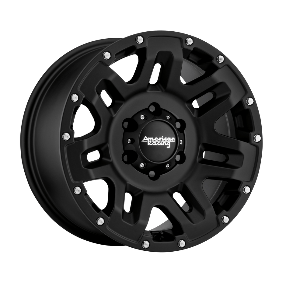 American Racing AR200 Yukon 17x9 Cast Iron Black 18mm ET 78.1mm CB 5x127