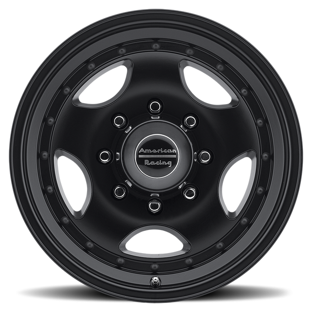 American Racing AR23 16x8 Satin Black w/Clear Coat 0mm ET 108mm CB 5x139.7