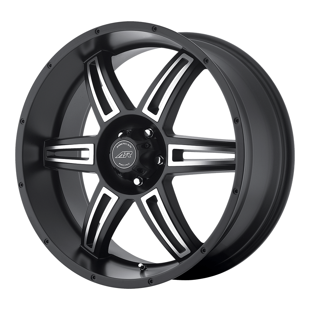 American Racing AR890 22x9.5 Satin Black Machined 35mm ET 106.1mm CB 6x139.7