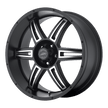 American Racing AR890 22x9.5 Satin Black Machined 35mm ET 106.1mm CB 6x139.7
